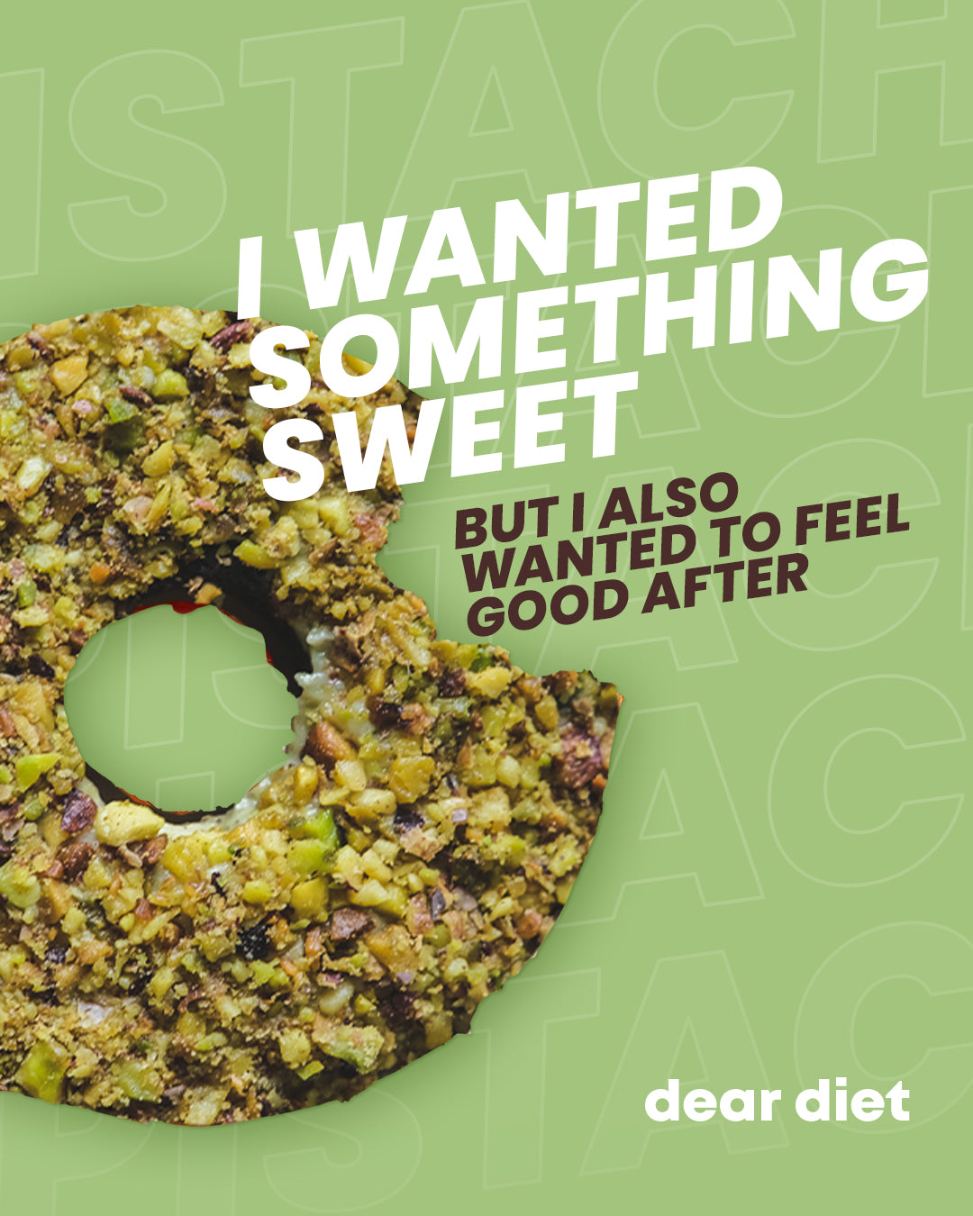 PROTEIN CHOCOLATE-PISTACHIO DONUTS