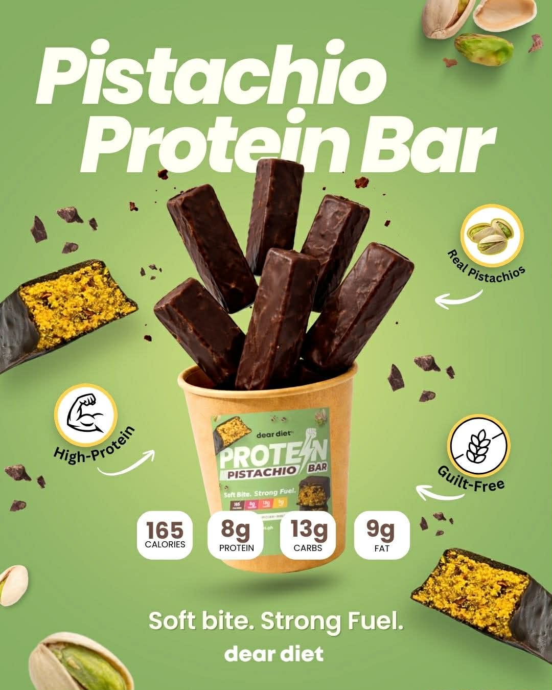 Pistachio Protein Bar