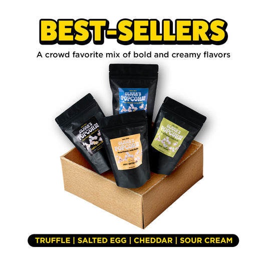 Olivia’s Popcorn – Bundle of 4 Pouches