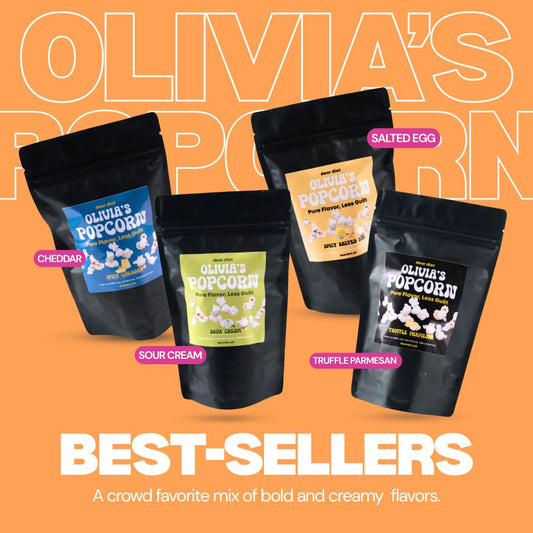 Olivia’s Popcorn – Bundle of 4 Pouches