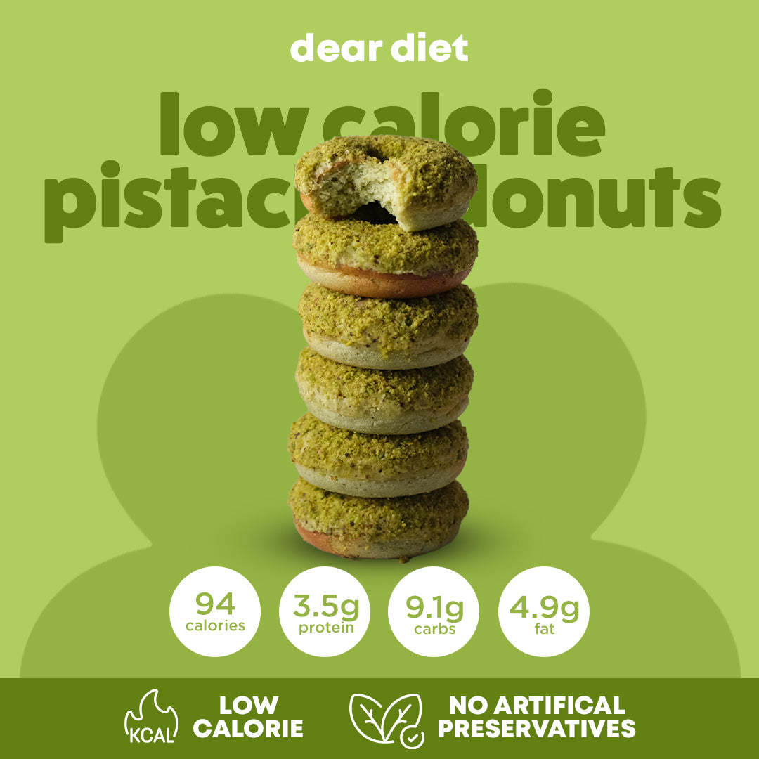 Low Calorie Pistachio Donuts
