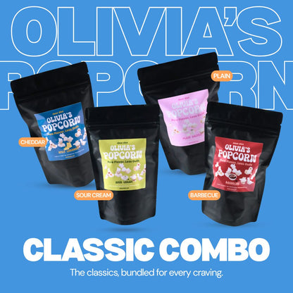 Olivia’s Popcorn – Bundle of 4 Pouches