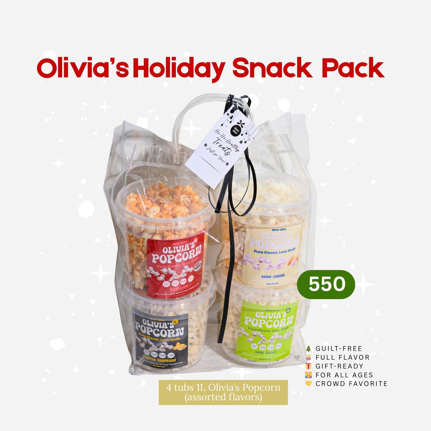 Olivia’s Holiday Snack Pack (4s)