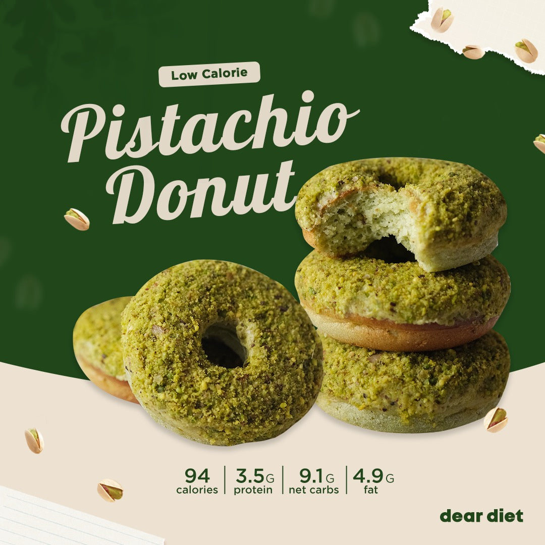 Low Calorie Pistachio Donuts