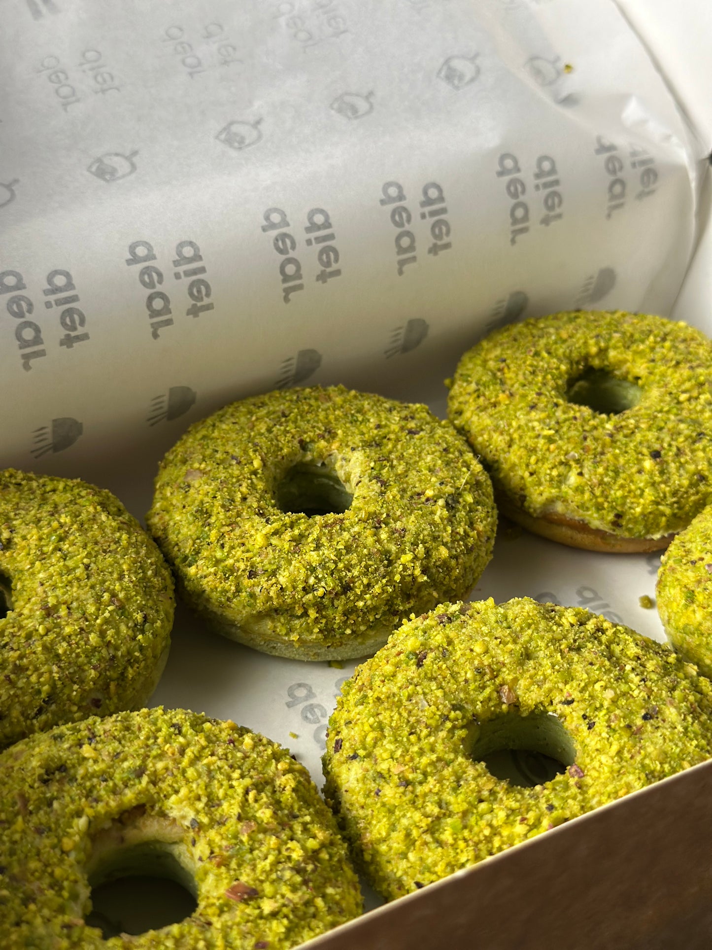 Low Calorie Pistachio Donuts