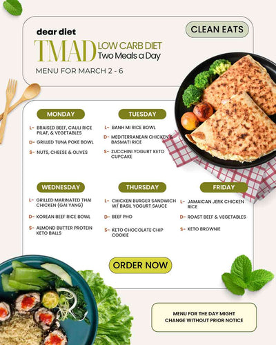 TMAD Balanced Diet (Two Meals A Day) – Dear Diet